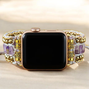 荘厳なアメジスト Apple Watch ストラップ