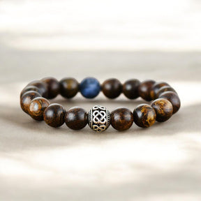 メンズブロンズタイトチベットブレスレット