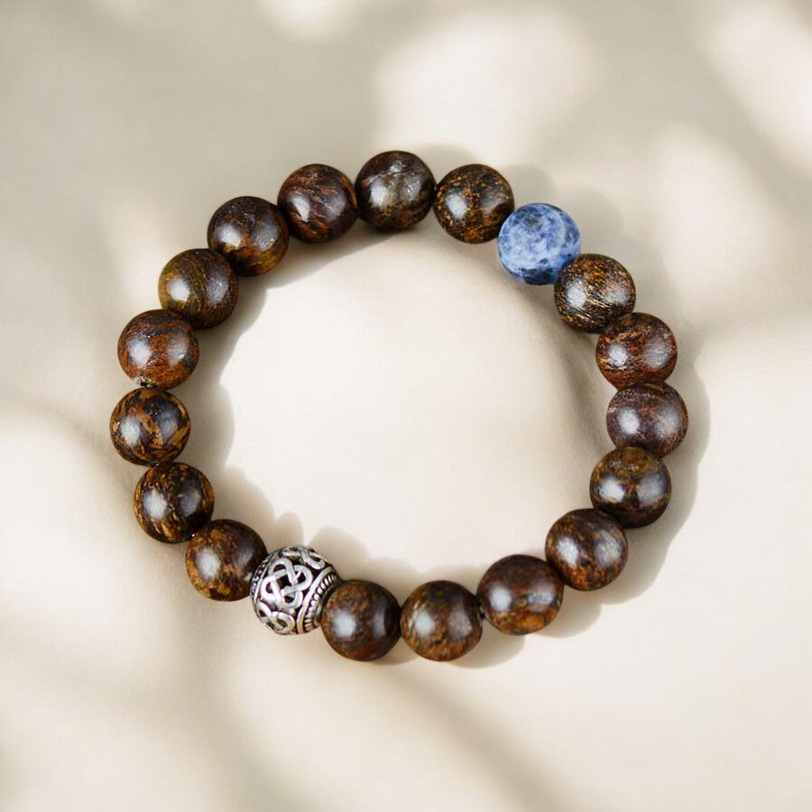 メンズブロンズタイトチベットブレスレット