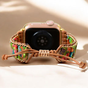 レインフォレストジャスパー Apple Watch ストラップ