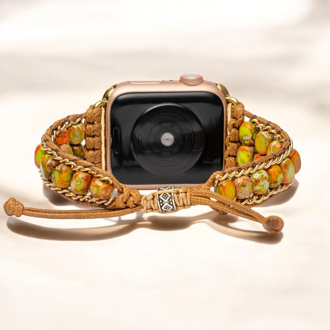 トロピカルジャスパー Apple Watch ストラップ