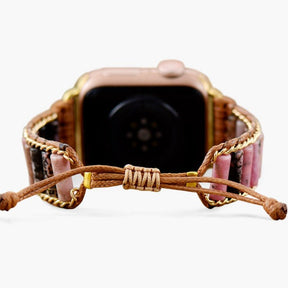 Blooming Rhodonite Apple Watch Strap - Cape Diablo