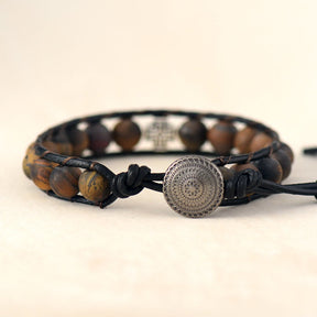 Cross Spirit Tiger Eye Bracelet - Cape Diablo