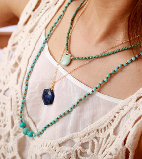 Healing Energy Amazonite Necklace - Cape Diablo