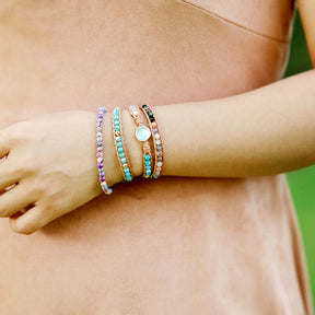 Healing Opal Protection Wrap Bracelet - Cape Diablo