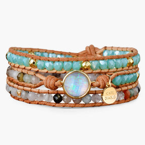 Healing Opal Protection Wrap Bracelet - Cape Diablo