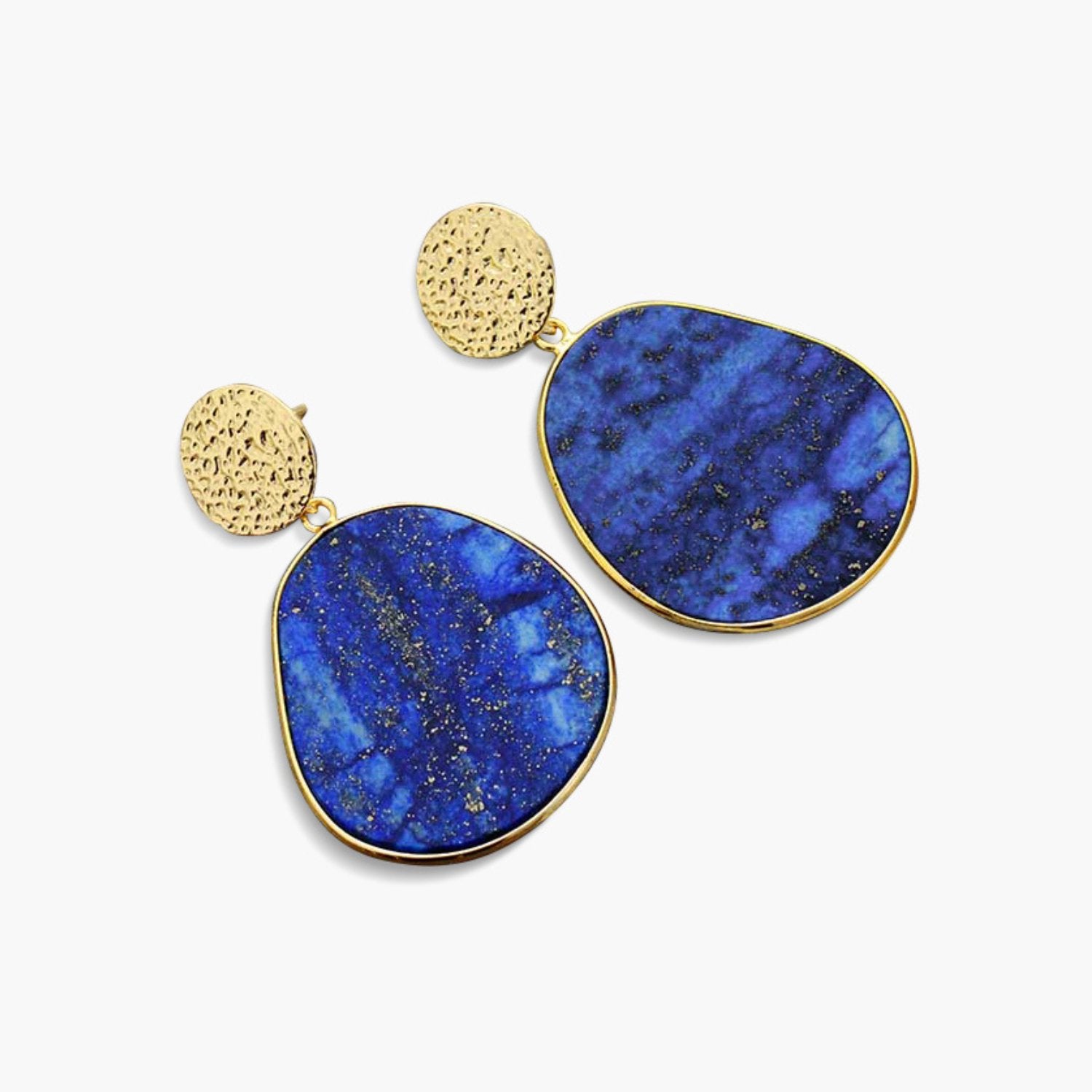 Lapis Lazuli Protection Drop Earrings - Cape Diablo